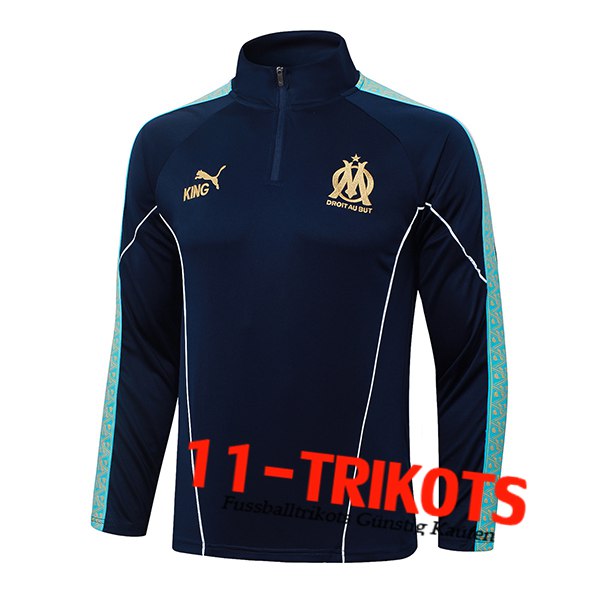 Marseille Training Sweatshirt Dunkelblau 2025/2026