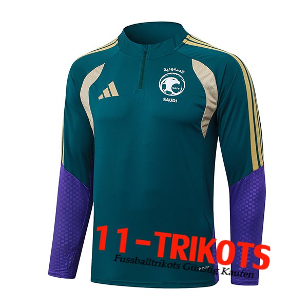 Saudi-Arabien Training Sweatshirt Grün/lila/Gelb 2025/2026