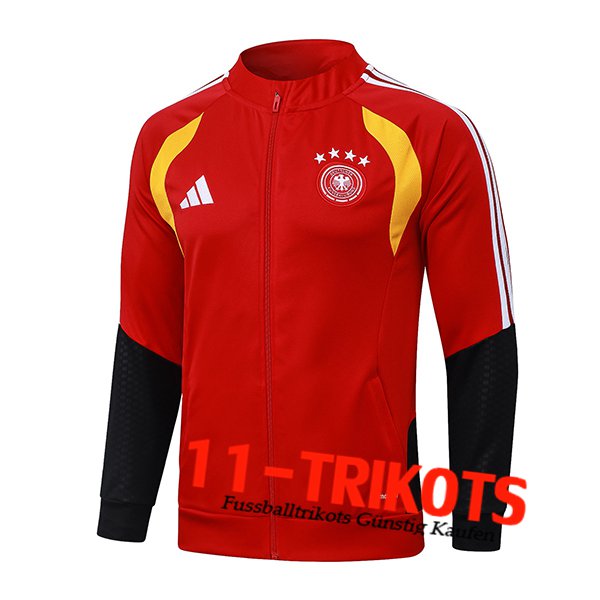 Deutschland Trainingsjacke Rot/Schwarz/Gelb 2025/2026
