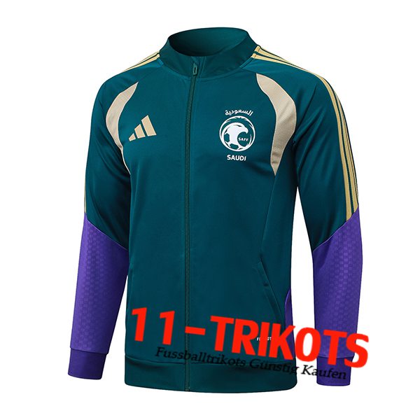 Saudi-Arabien Trainingsjacke Grün/lila/Gelb 2025/2026