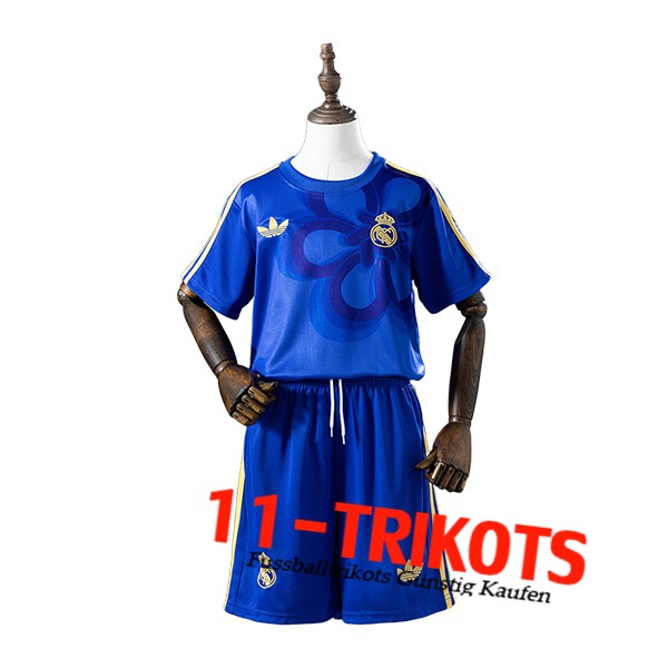 Real Madrid Kinder Fussball Trikots Special Edition Blau 2025/2026