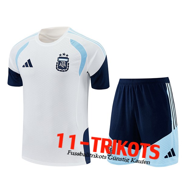 Argentinien Training T-Shirt Weiß/Blau 2025/2026