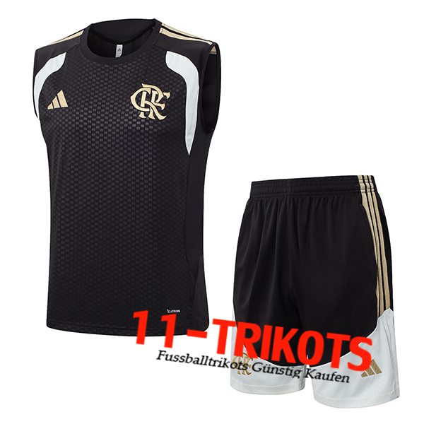 Flamengo Trainings-Tanktop Schwarz/Weiß/Gelb 2026/2027