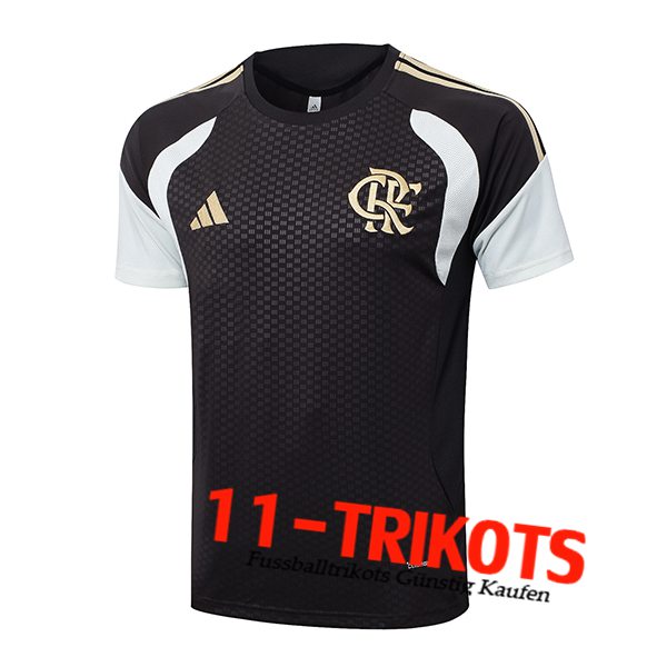 Flamengo Training T-Shirt Schwarz/Weiß/Gelb 2026/2027