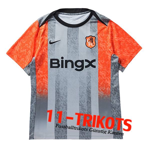 FC Chelsea Training T-Shirt Grau/Orange 2026/2027