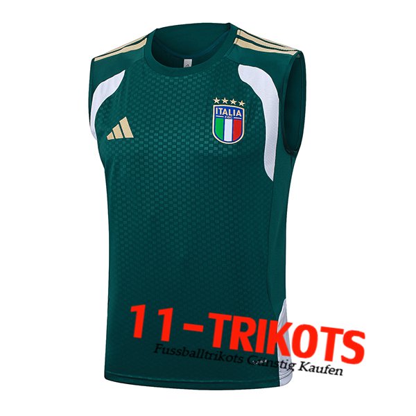 Italien Trainings-Tanktop Grün 2026/2027