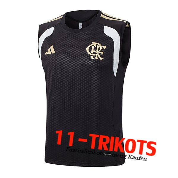 Flamengo Trainings-Tanktop Schwarz/Weiß/Gelb 2026/2027