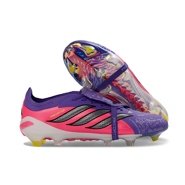 Adidas Fussballschuhe 26 Predator Elite Tongue FG lila/Rosa/Grau