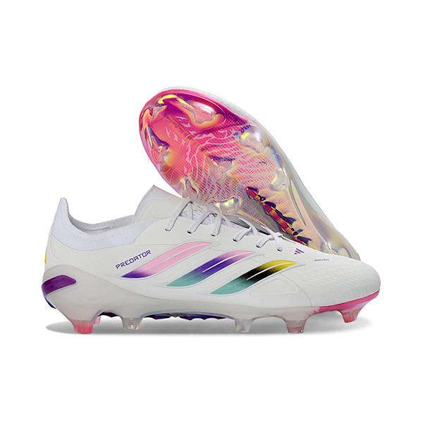 Adidas Fussballschuhe 26 Predator Elite FG Weiß/Rosa