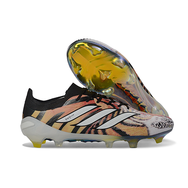 Adidas Fussballschuhe 26 Predator Elite FG Orange/Schwarz/Weiß
