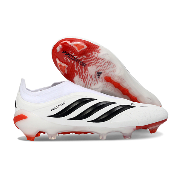 Adidas Fussballschuhe 26 Predator Elite LL FG Weiß/Schwarz/Rot