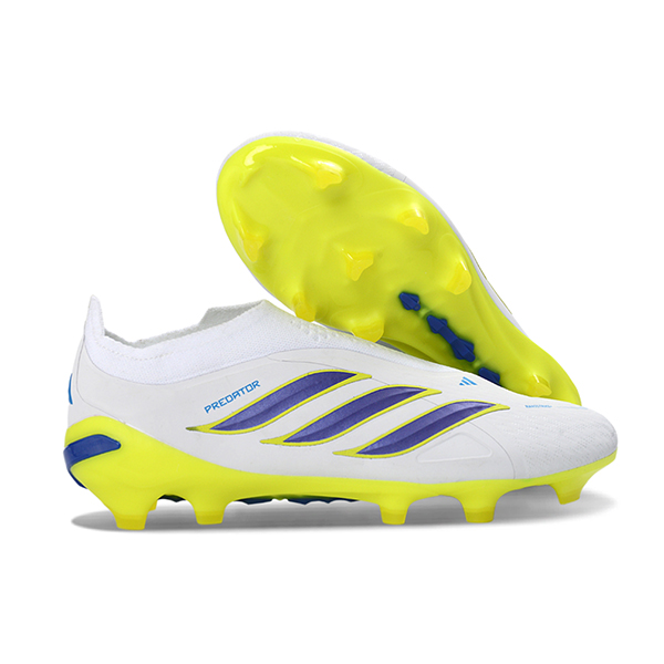Adidas Fussballschuhe 26 Predator Elite LL FG Weiß/Gelb/lila