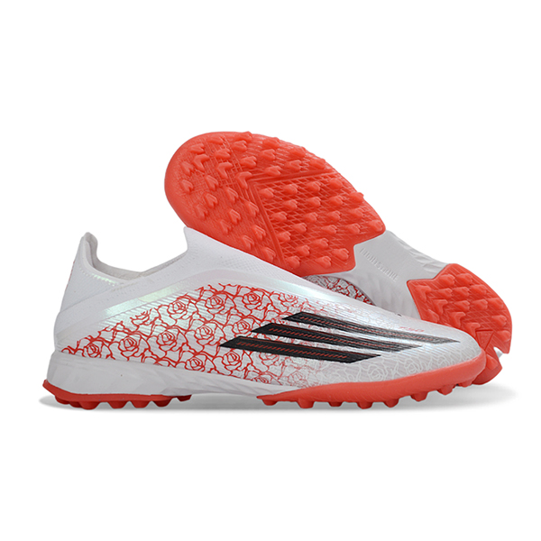 Adidas Fussballschuhe F50 Pro Laceless TF Weiß/Orange/Schwarz Adidas Fussballschuhe F50 Pro Laceless TF Weiß/Orange/Schwarz