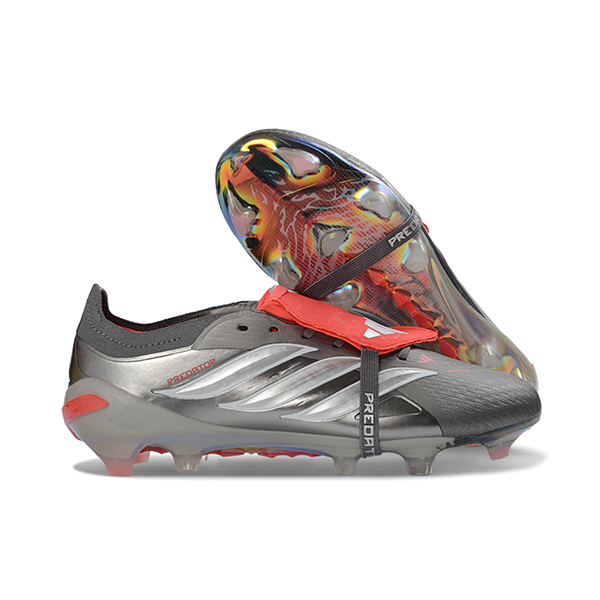 Adidas Fussballschuhe 26 Predator Elite Tongue FG Grau/Orange