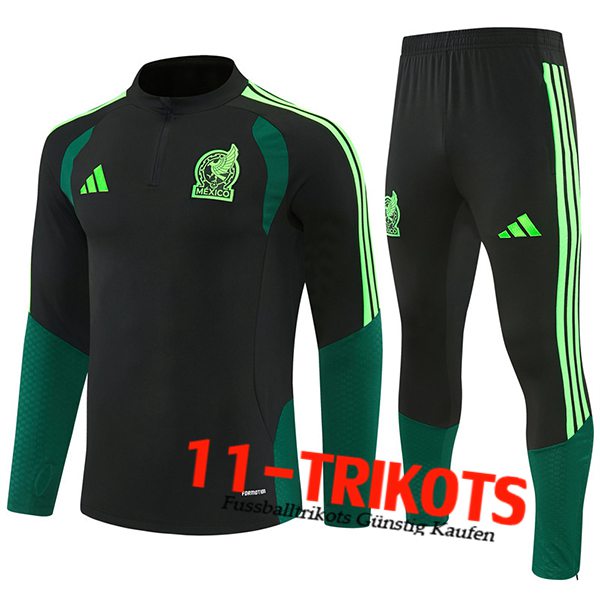 Mexiko Trainingsanzug Schwarz/Grün 2026/2027