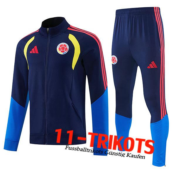 Kolumbien Trainingsanzug jacke Königsblau 2026/2027