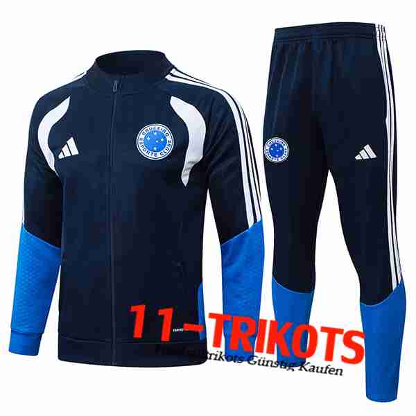 Cruzeiro Trainingsanzug jacke Dunkelblau 2026/2027 Cruzeiro Trainingsanzug jacke Dunkelblau 2026/2027