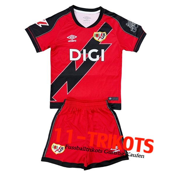 Rayo Vallecano Kinder Auswärtstrikot 2025/2026