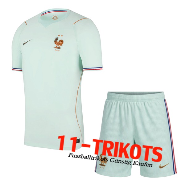 Frankreich Auswärtstrikot + Shorts 2026/2027