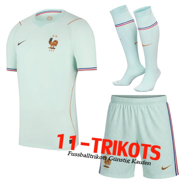 Frankreich Auswärtstrikot (Shorts + Socken) 2026/2027