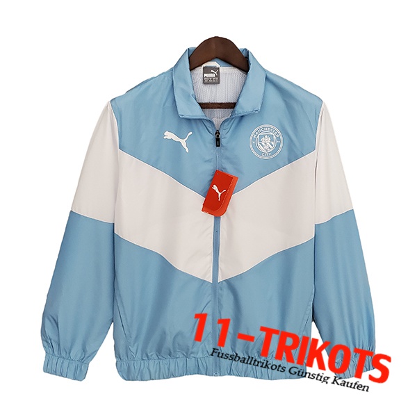 Coupe-Vent Manchester City Jaune/Blanc 2021/2022