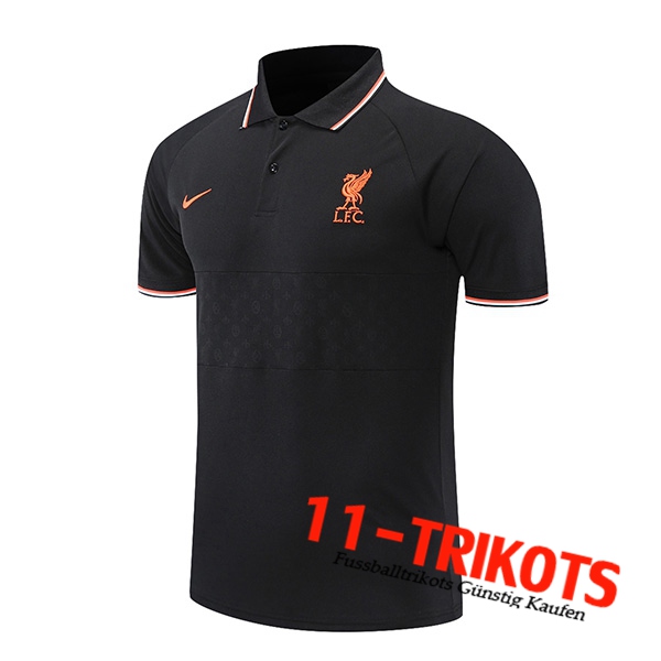 FC Liverpool Poloshirt Schwarz/Weiß/Rot 2021/2022