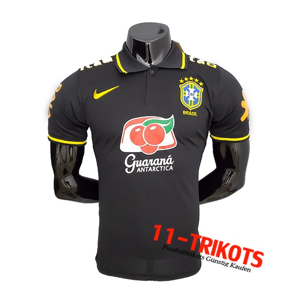 Brasilien Poloshirt Schwarz 2021/2022