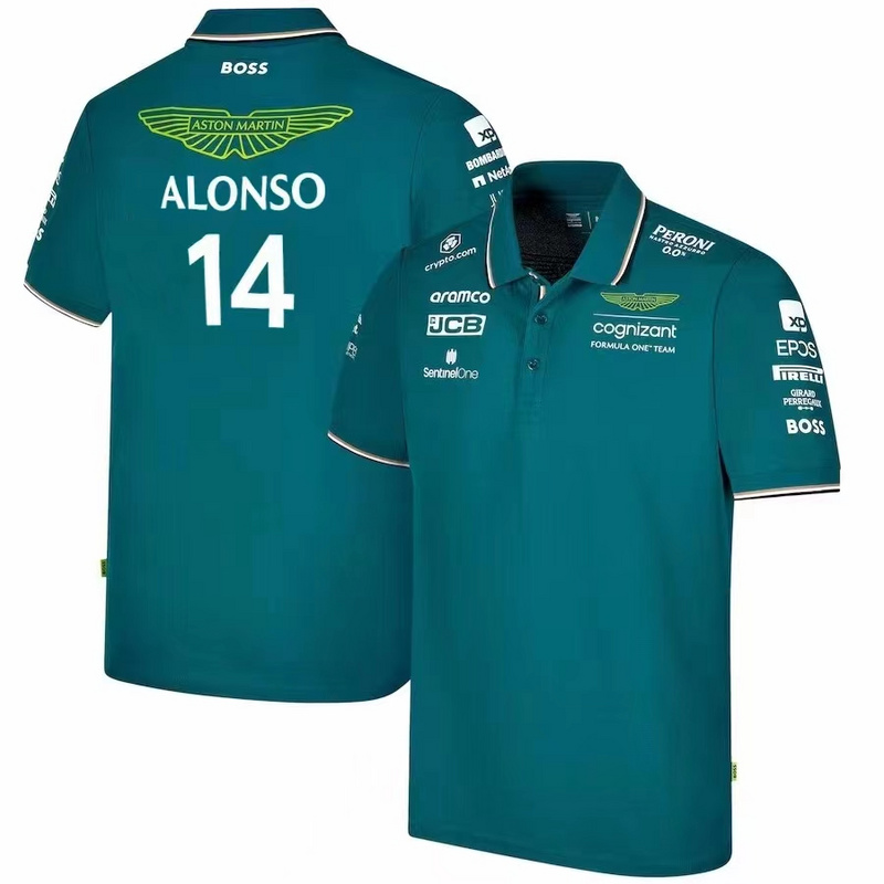 Aston Martin Team Polo F1 (ALONSO #14) Grün 2024